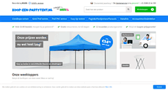 Desktop Screenshot of koop-een-partytent.nl